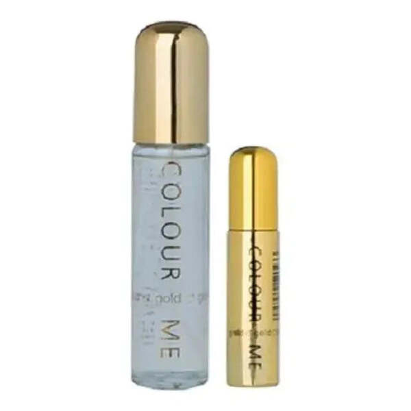 Colour Me Gold perfume gift set 50ml EDT and 10ml roll-on (British brand)