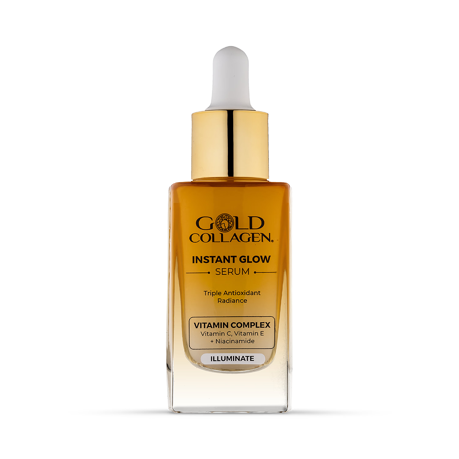 Gold Collagen serum Instant Glow 30ml, imported from the UK