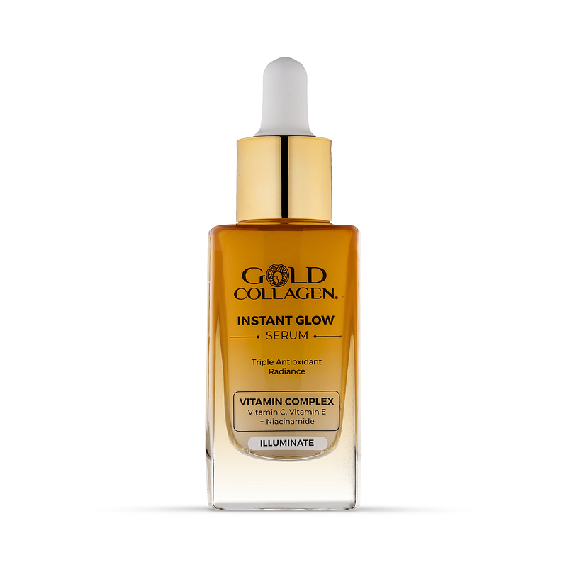 Gold Collagen serum Instant Glow 30ml, imported from the UK