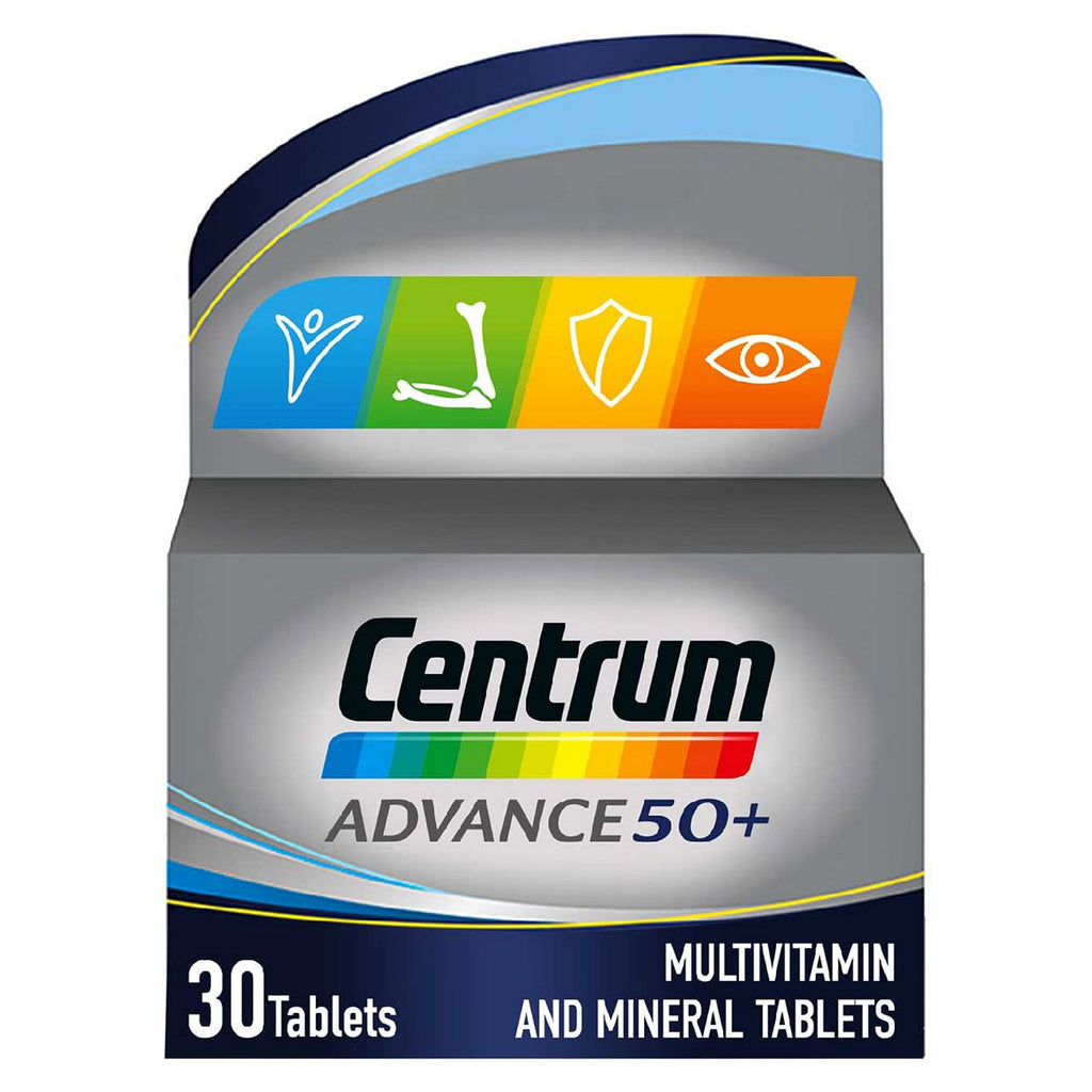 Centrum Advance 50+ Multivitamins & Minerals, 30 Tablets