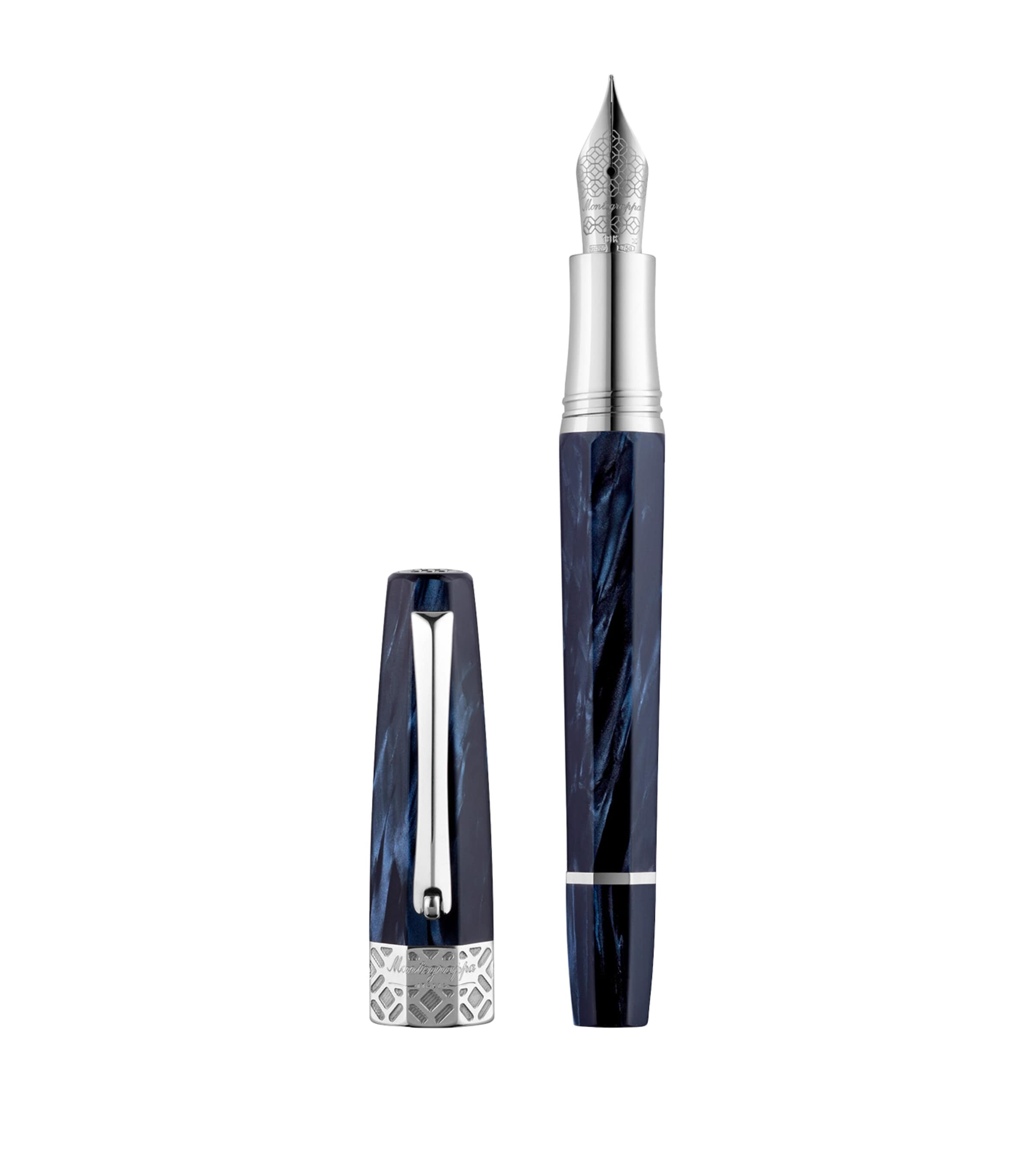 Montegrappa Extra Otto fountain pen with octagonal profile, imported from the UK