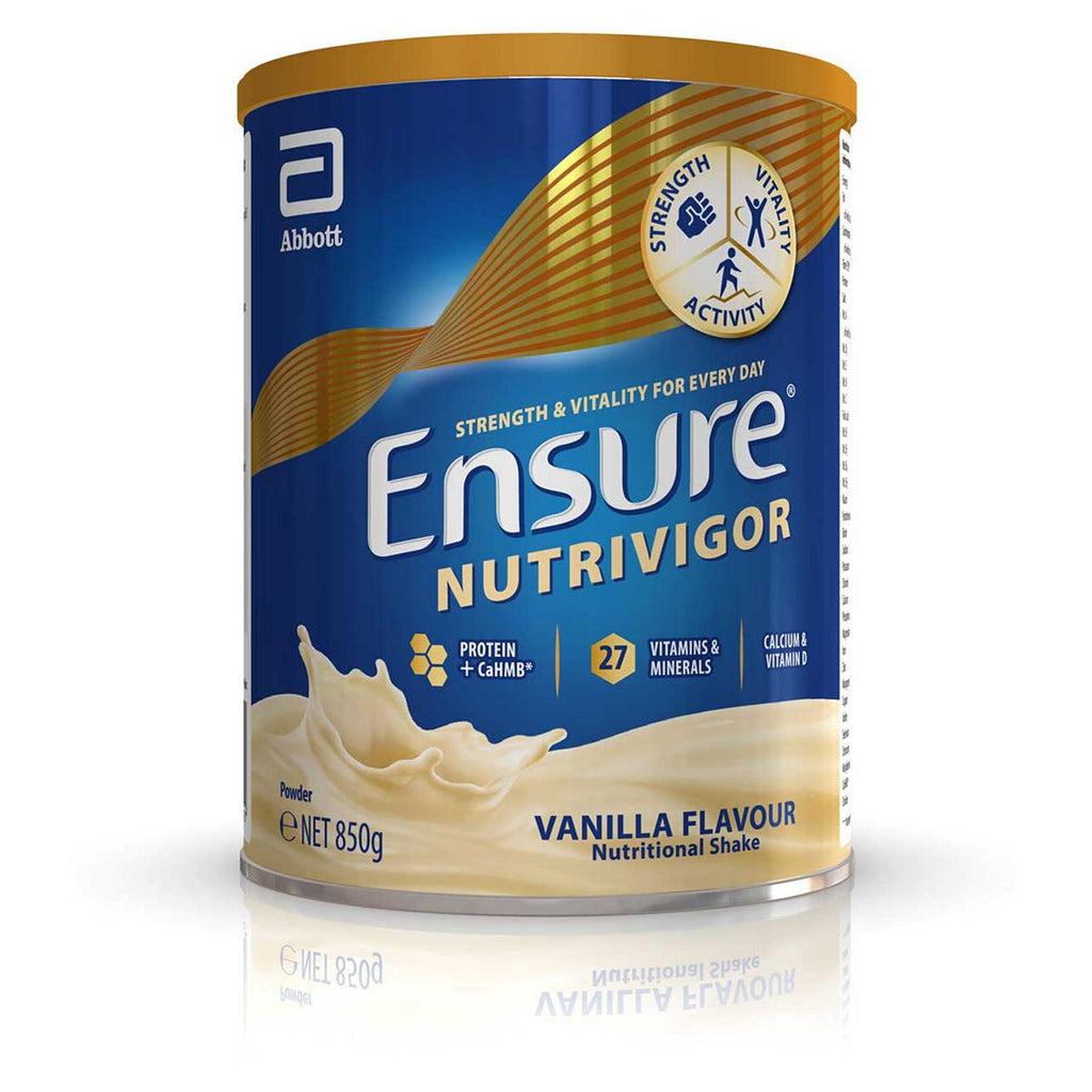 Ensure NutriVigor Vanilla Flavour Nutritional Shake 850g