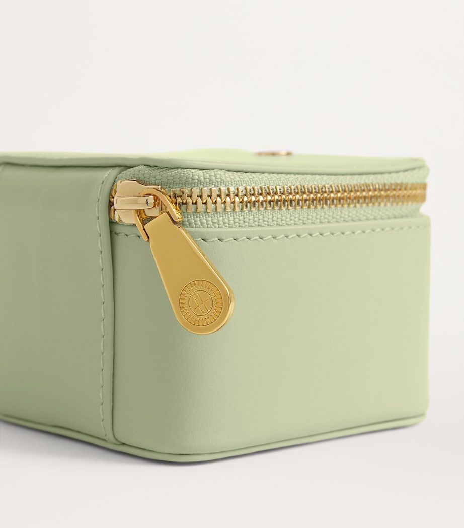 Harrods pebbled leather trinket box, UK version