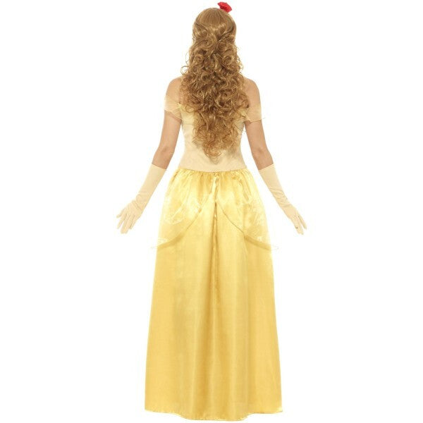 Smiffys Goldene Prinzessin Kostüm goldenes Kleid Handschuhe Stirnband (britische Marke)