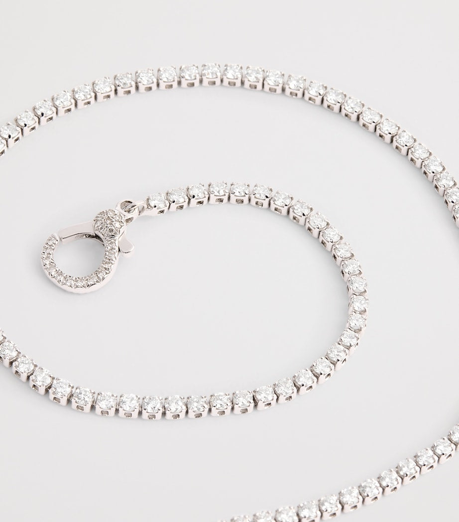 SHAY tennis choker white gold diamonds, imported from the UK