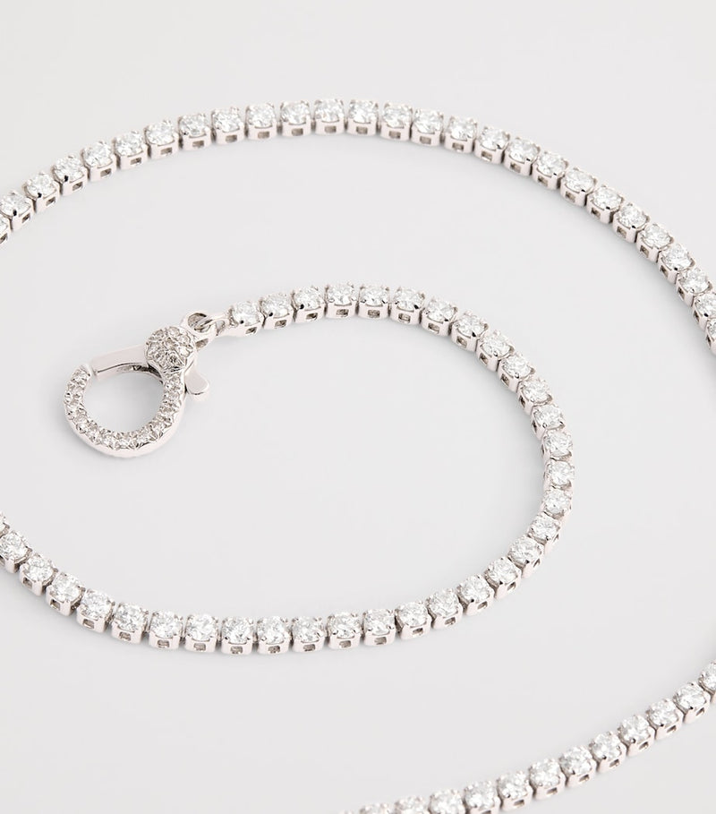 SHAY tennis choker white gold diamonds, imported from the UK