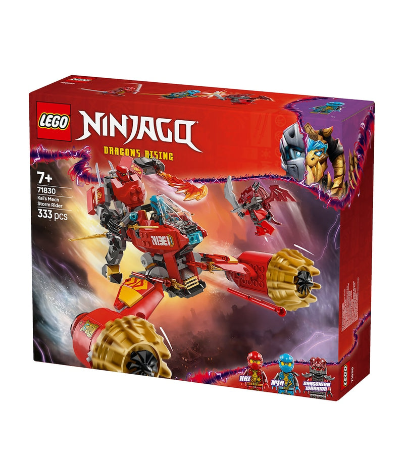 Lego NINJAGO Kai's Mech Storm Rider building set with Kai and Nya figurines, UK version