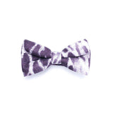 SVNX purple fluffy box tie (British brand)