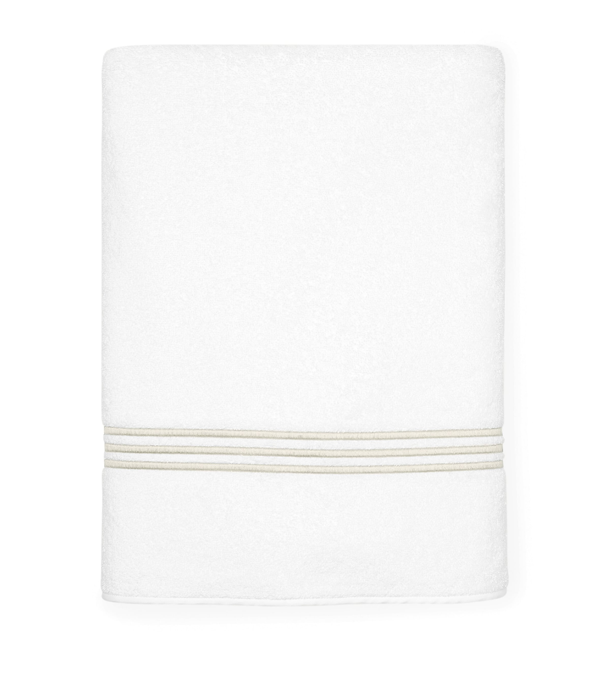 Pratesi Tre Righe Bath Towel 75cm x 150cm, imported from the UK