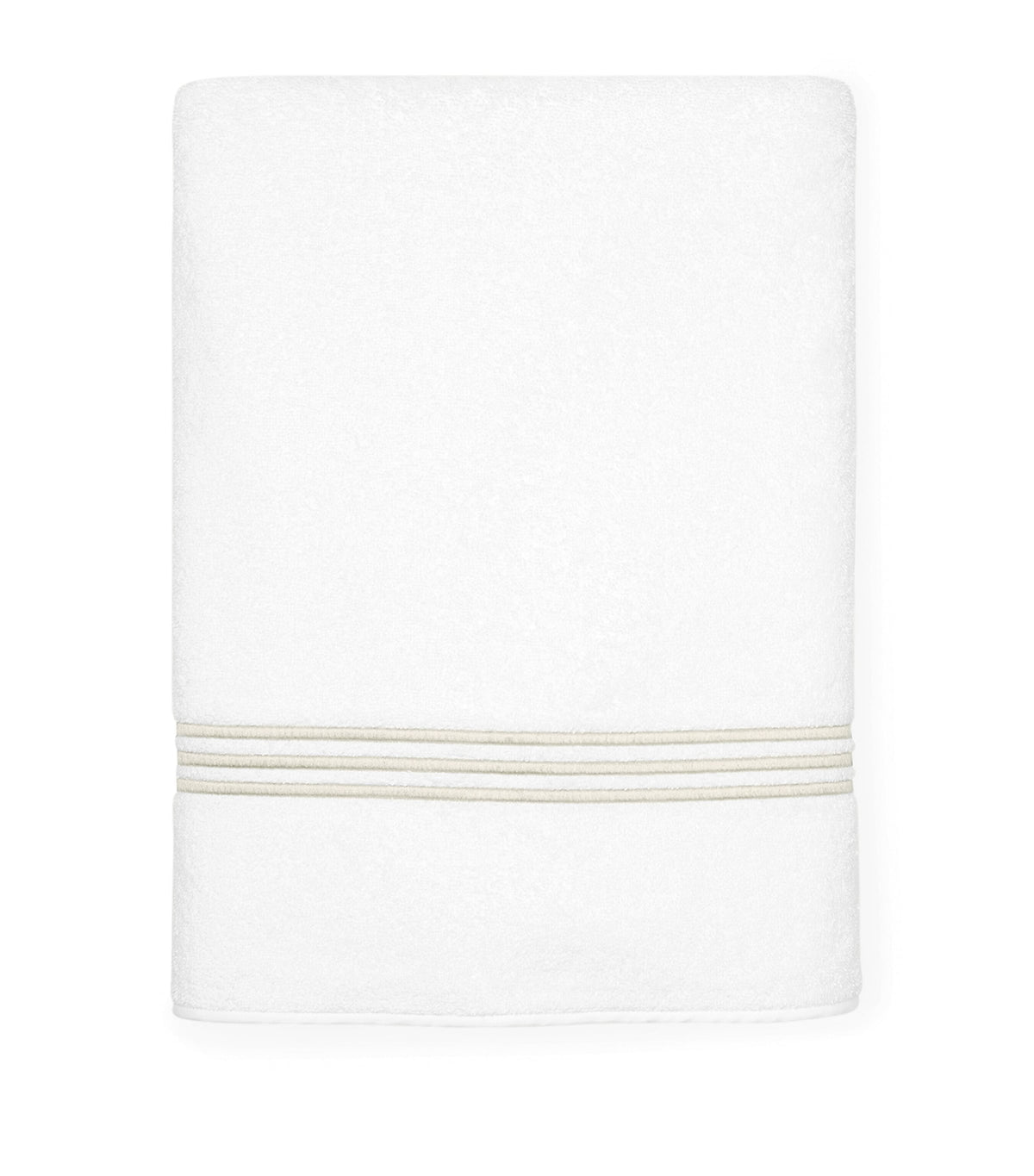 Pratesi Tre Righe Bath Towel 75cm x 150cm, imported from the UK