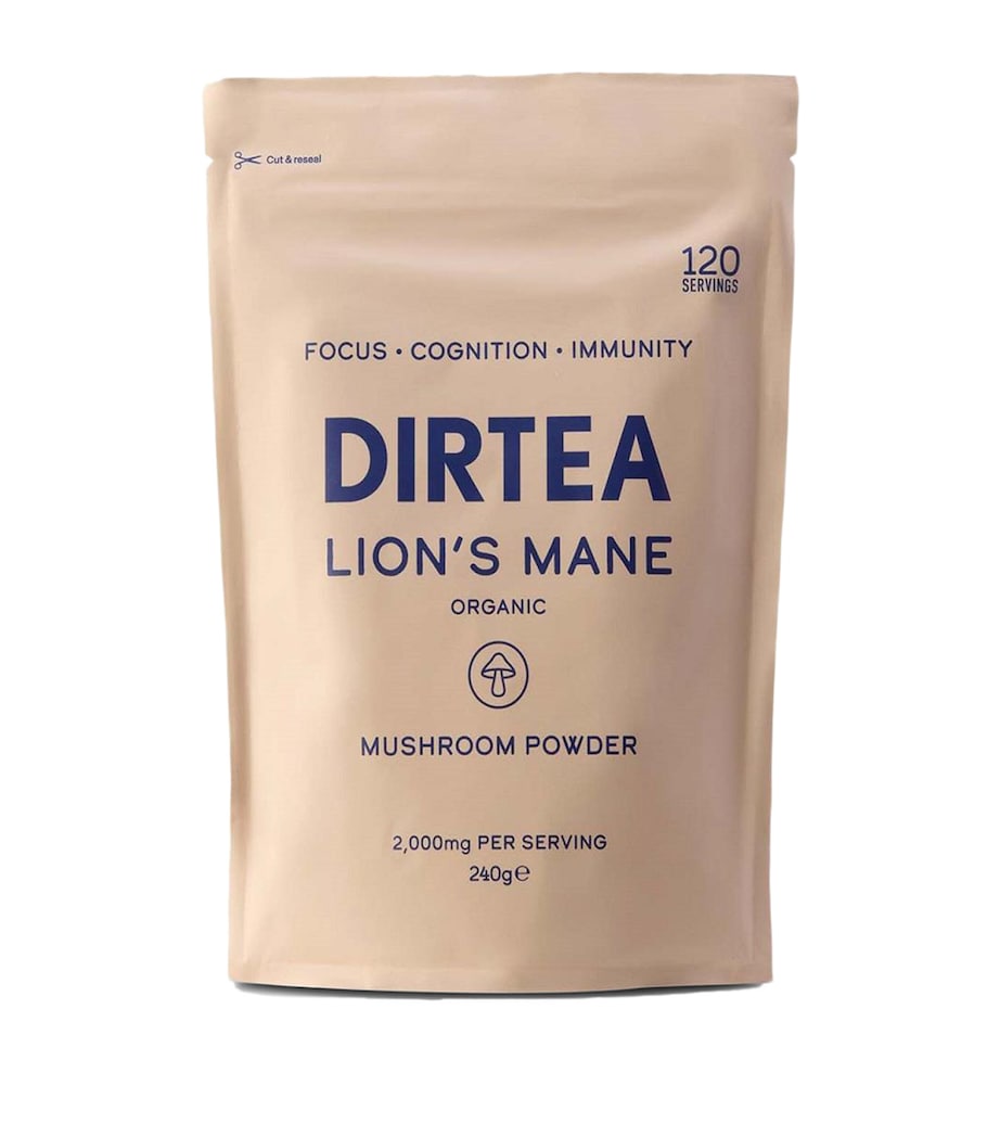 DIRTEA Lion's Mane Focus Powder 240g (British brand)