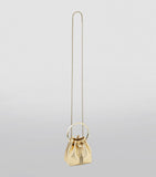 Jimmy Choo Micro Bon Bon top-handle bag metallic leather (British brand)