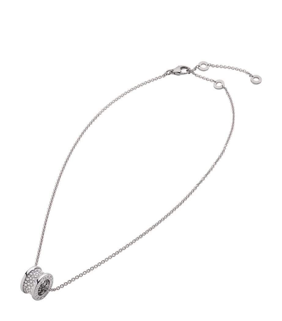 Bvlgari B.zero1 diamond necklace white gold, imported from the UK