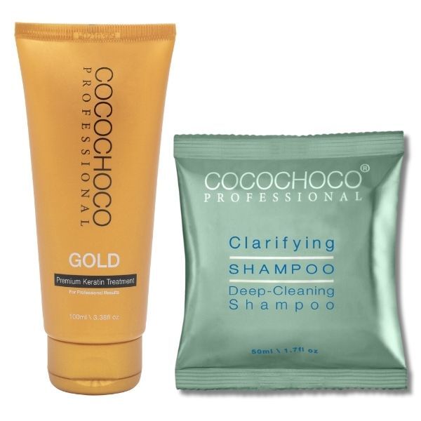 Cocochoco Gold keratin treatment kit 100ml+50ml, imported from the UK