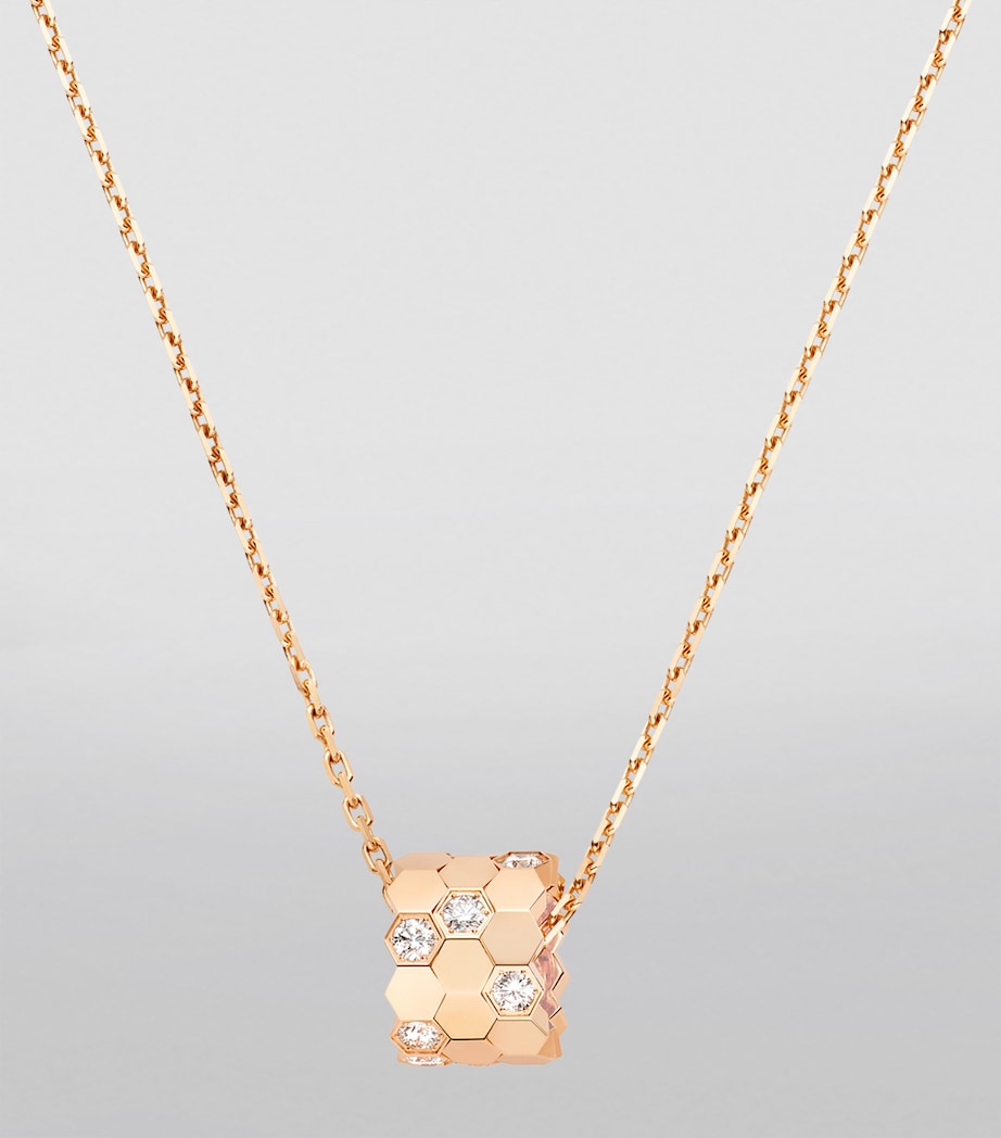 Chaumet Bee de Chaumet necklace in rose gold with diamond, UK version