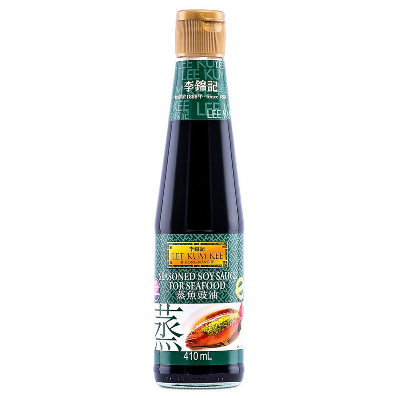 Lee Kum Kee seasoned soy sauce for seafood - British product