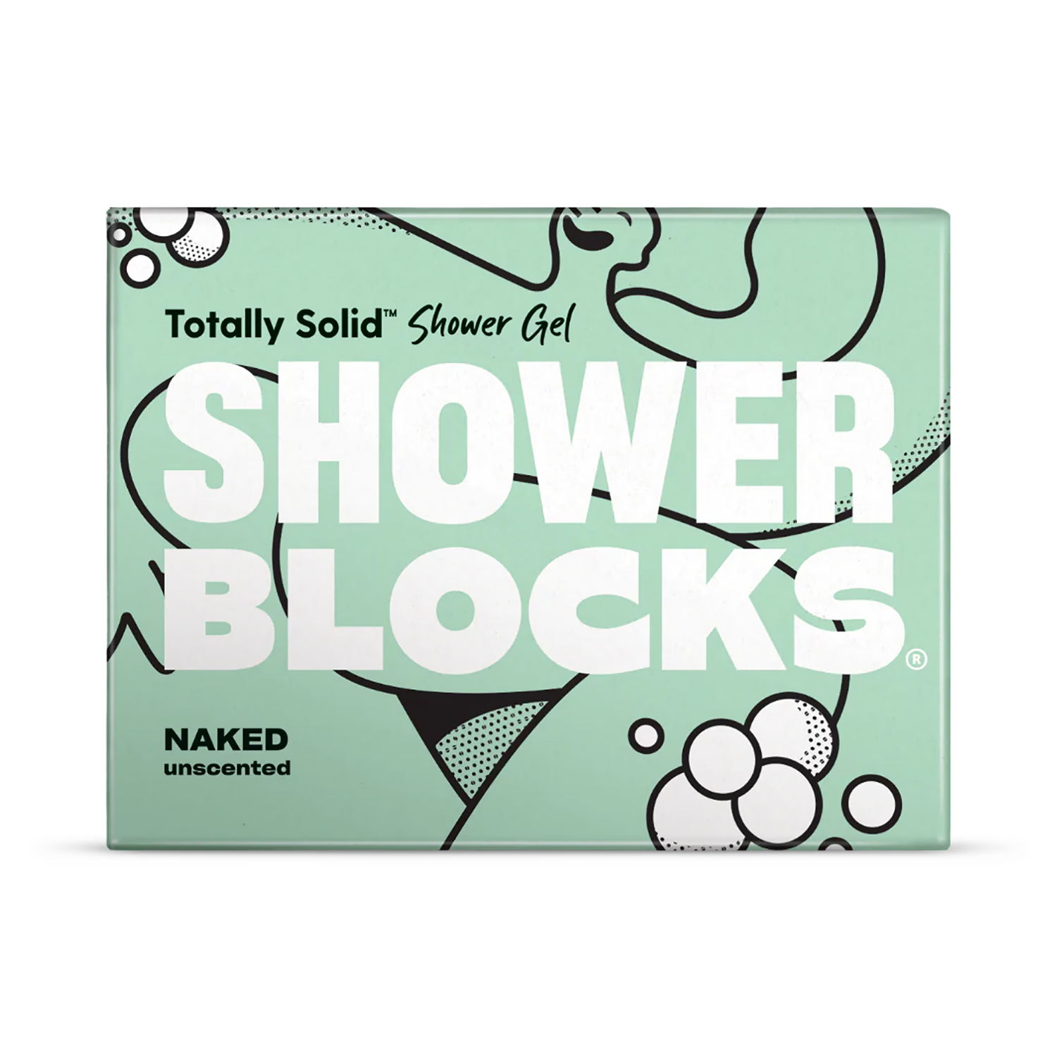 Solid Shower Gel Naked Unscented - British product