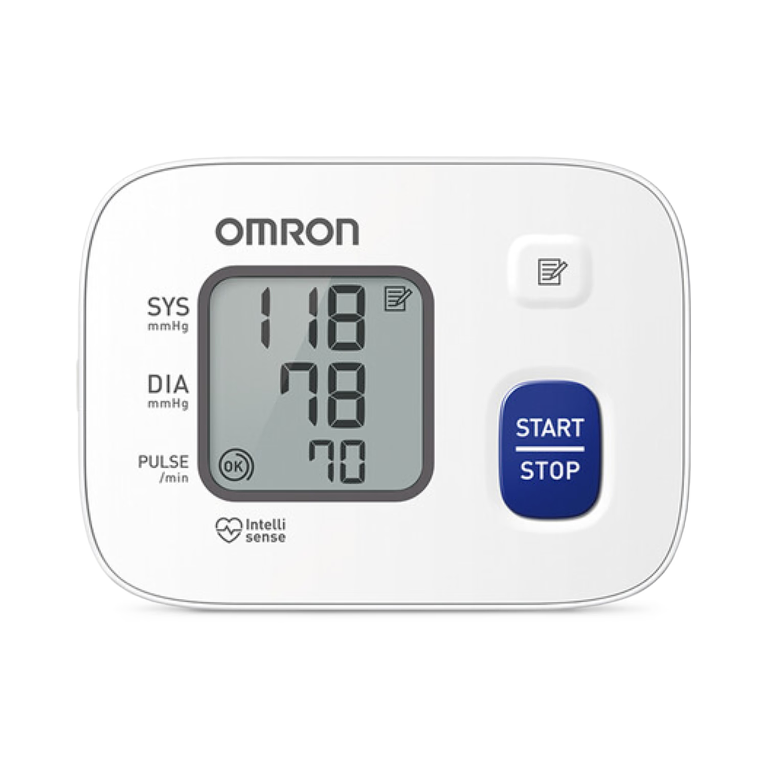 Omron wrist blood pressure monitor White/Grey - British product