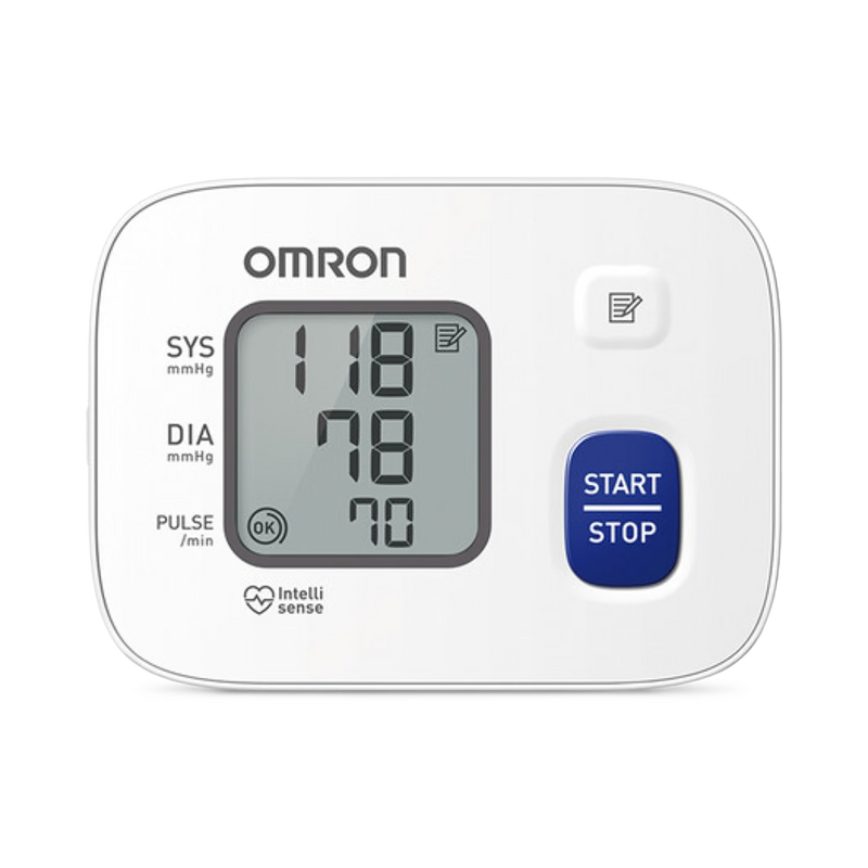 Omron wrist blood pressure monitor White/Grey - British product