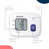 Omron wrist blood pressure monitor White/Grey - British product