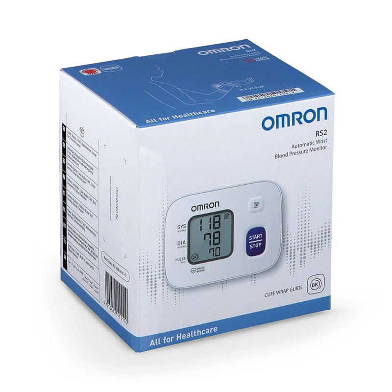 Omron wrist blood pressure monitor White/Grey - British product
