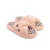 Barbie Womens Crossover Fluffy Slippers (5-6) GOODS Superdrug   