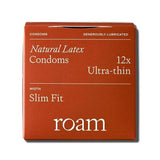 Roam ultra-thin slim fit condoms 12 pack (British brand)