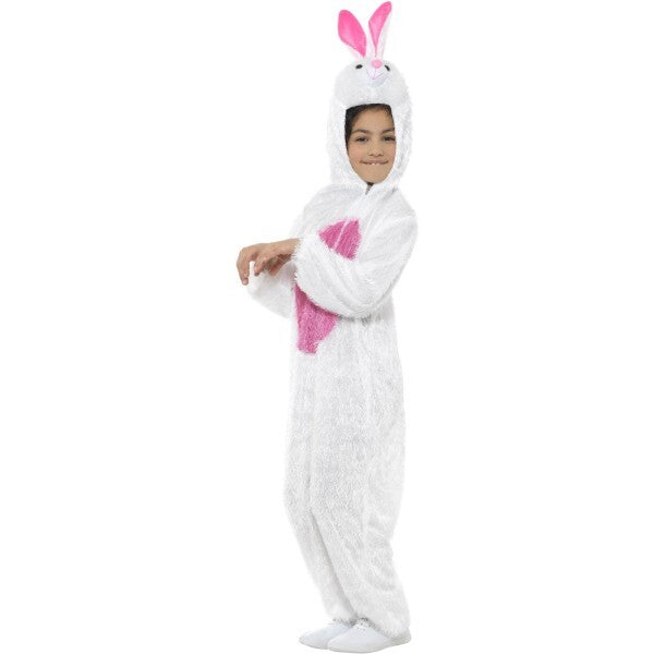 Smiffys Bunny Costume jumpsuit and hood, imported from the UK