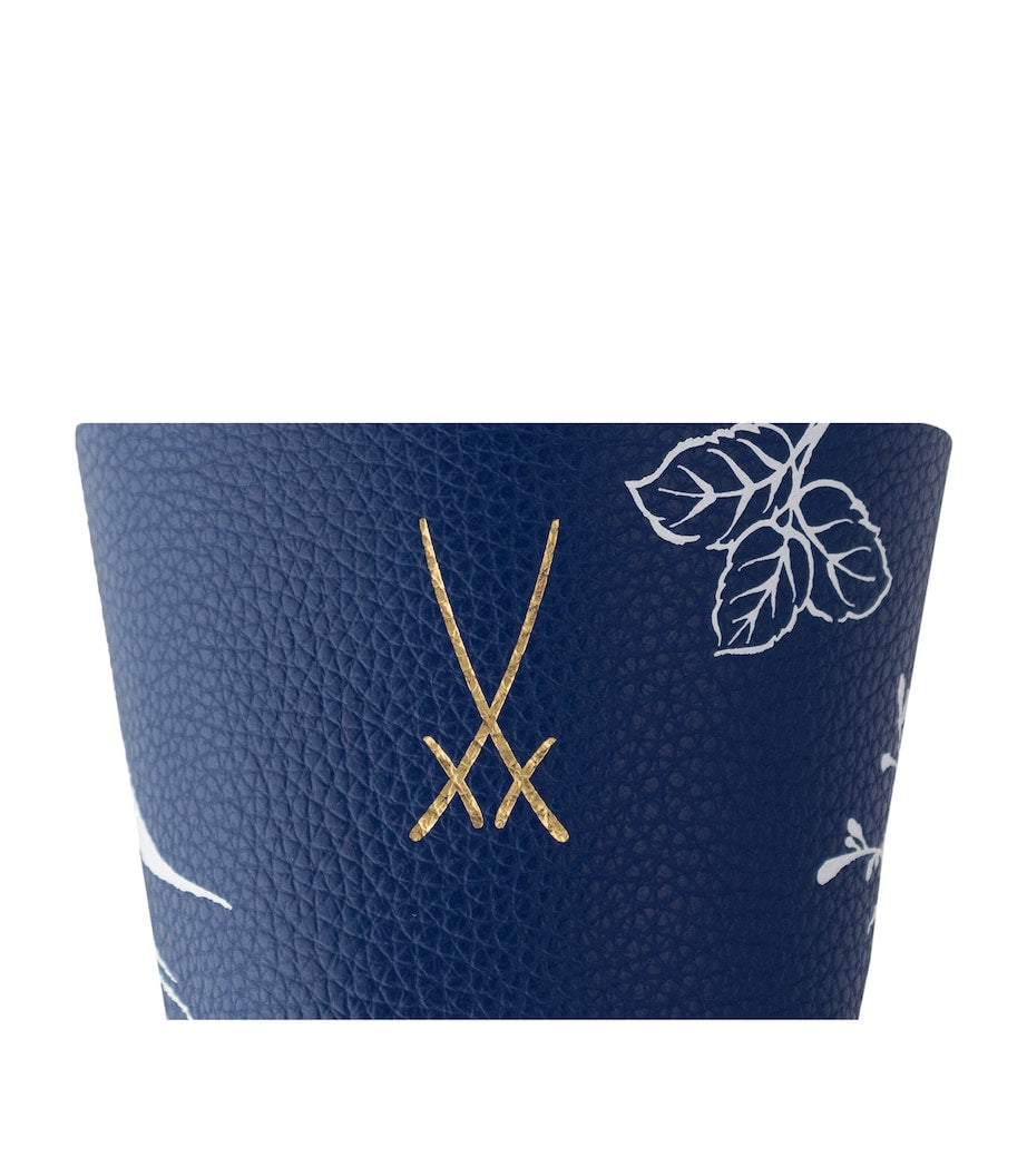 Meissen leather coffee cuff, imported from the UK