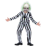 مجموعة زي Smiffys Beetlejuice مع سترة وبنطال، النسخة البريطانية