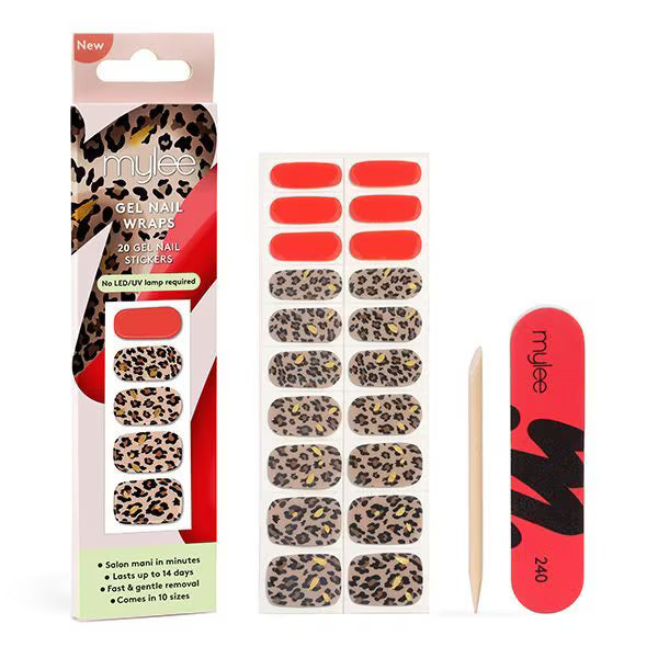 Mylee gel nail wraps Wild Things, imported from the UK