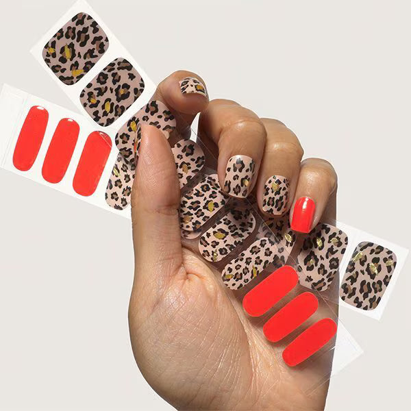 Mylee gel nail wraps Wild Things, imported from the UK