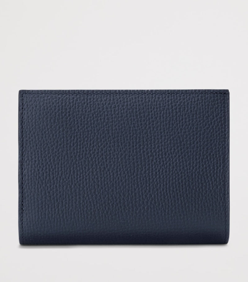 LOEWE compact wallet grained calfskin Anagram motif (British brand)