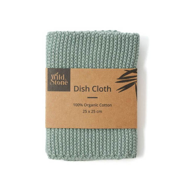 Wild & Stone | Organic Cotton Dishcloth GOODS Superdrug Moss Green  