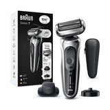 Braun Series 7 Electric Shaver with Charging Stand and Precision Trimmer - Silver 70-S4200cs Men's Toiletries Boots   