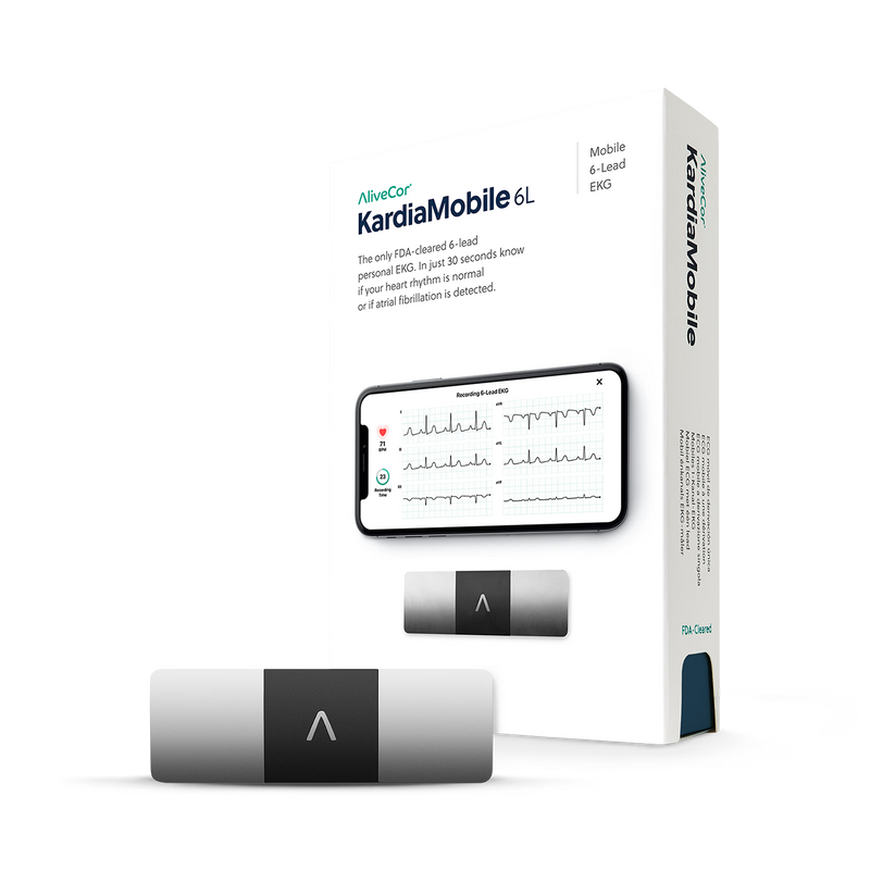 Alivecor KardiaMobile 6L ECG heart monitor, UK version