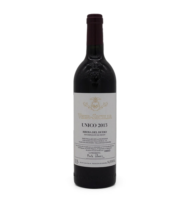 Vega Sicilia Unico 2013 red wine 75cl (British brand)