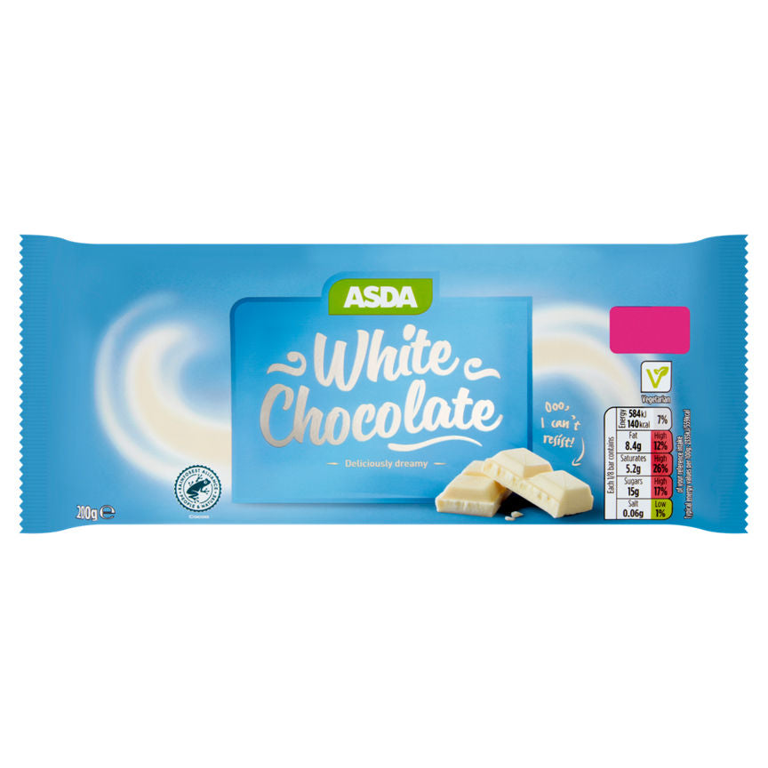 ASDA White Chocolate 200g GOODS ASDA   