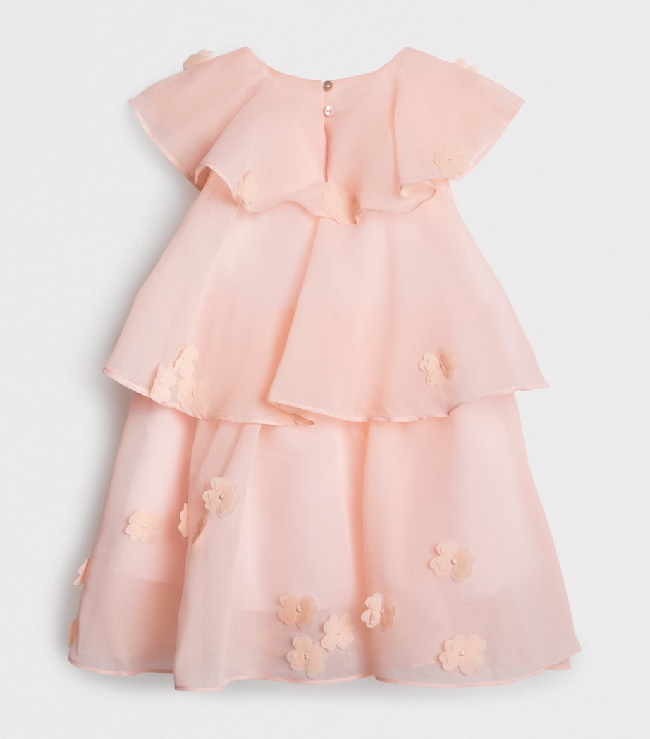 Petite Amelie Peaches & Cream dress for 4-16 years, imported from the UK
