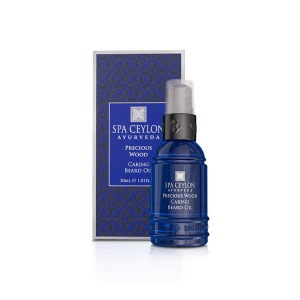 SPA CEYLON Precious Wood Caring Beard Oil, imported from the UK