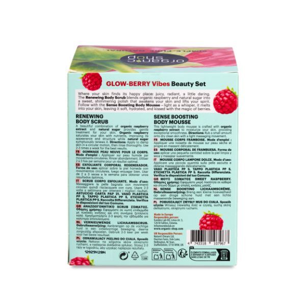 Organic Shop Glow-Berry beauty gift set 250ml, UK version