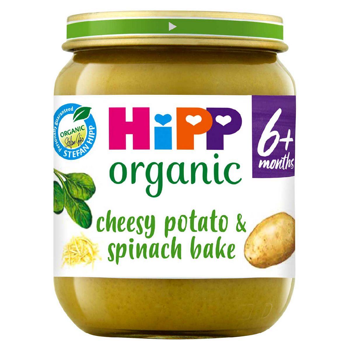 HiPP Organic Cheesy Potato & Spinach Bake Baby Food Jar 6+ Months 125g GOODS Boots   