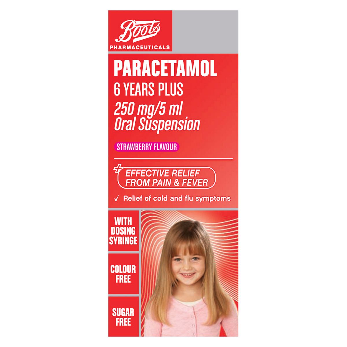 Boots Paracetamol 6 Years Plus 250 mg/5 ml Oral Suspension – 80 ml GOODS Boots   