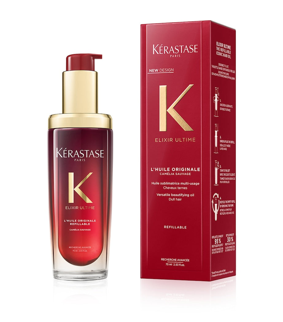 Kerastase Burgundy Rouge hair oil 75ml, UK version