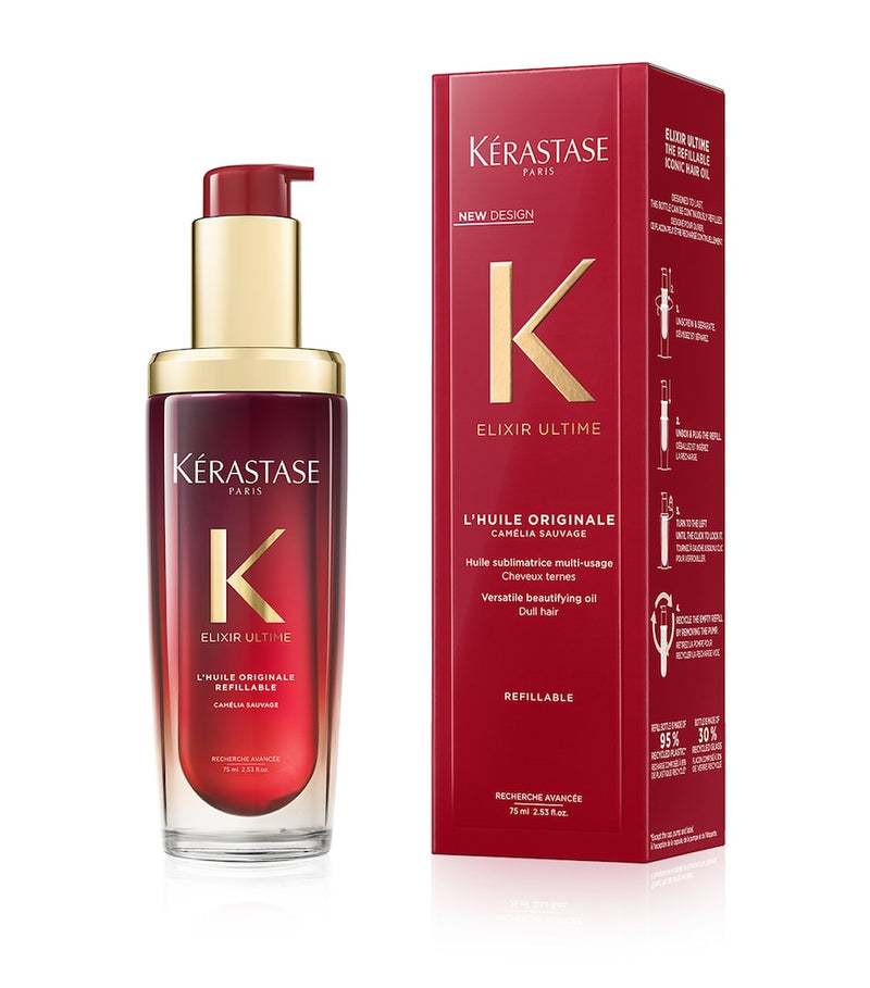 Kerastase Burgundy Rouge hair oil 75ml, UK version