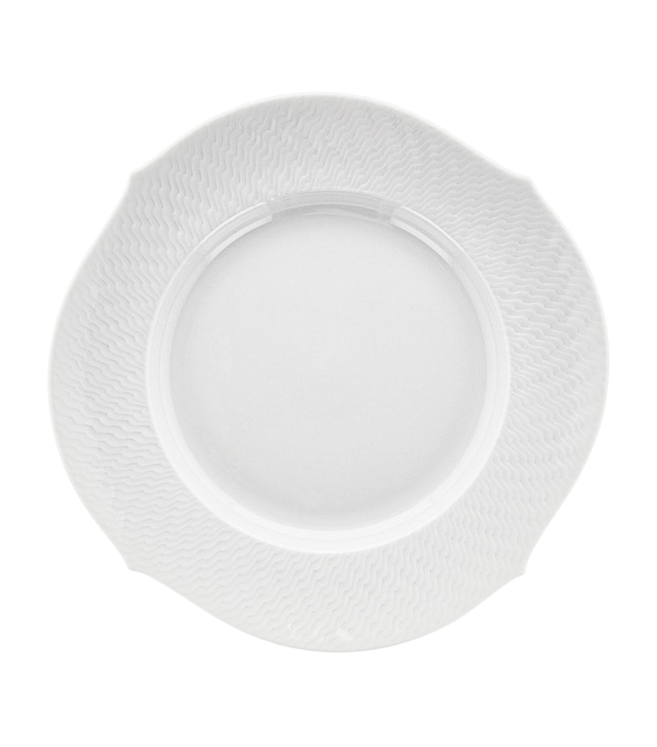 Meissen porcelain plate 23cm with waves relief texture - British product