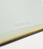 Harrods leather A5 notebook with lined pages - British product
