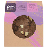 Sainsbury’s Triple Belgian Chocolate Cookies, Taste the Difference x4 GOODS Sainsburys   