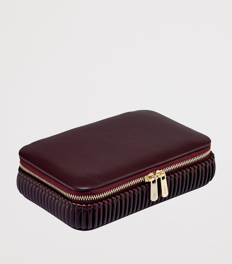 WOLF Bella jewellery zip case (British brand)