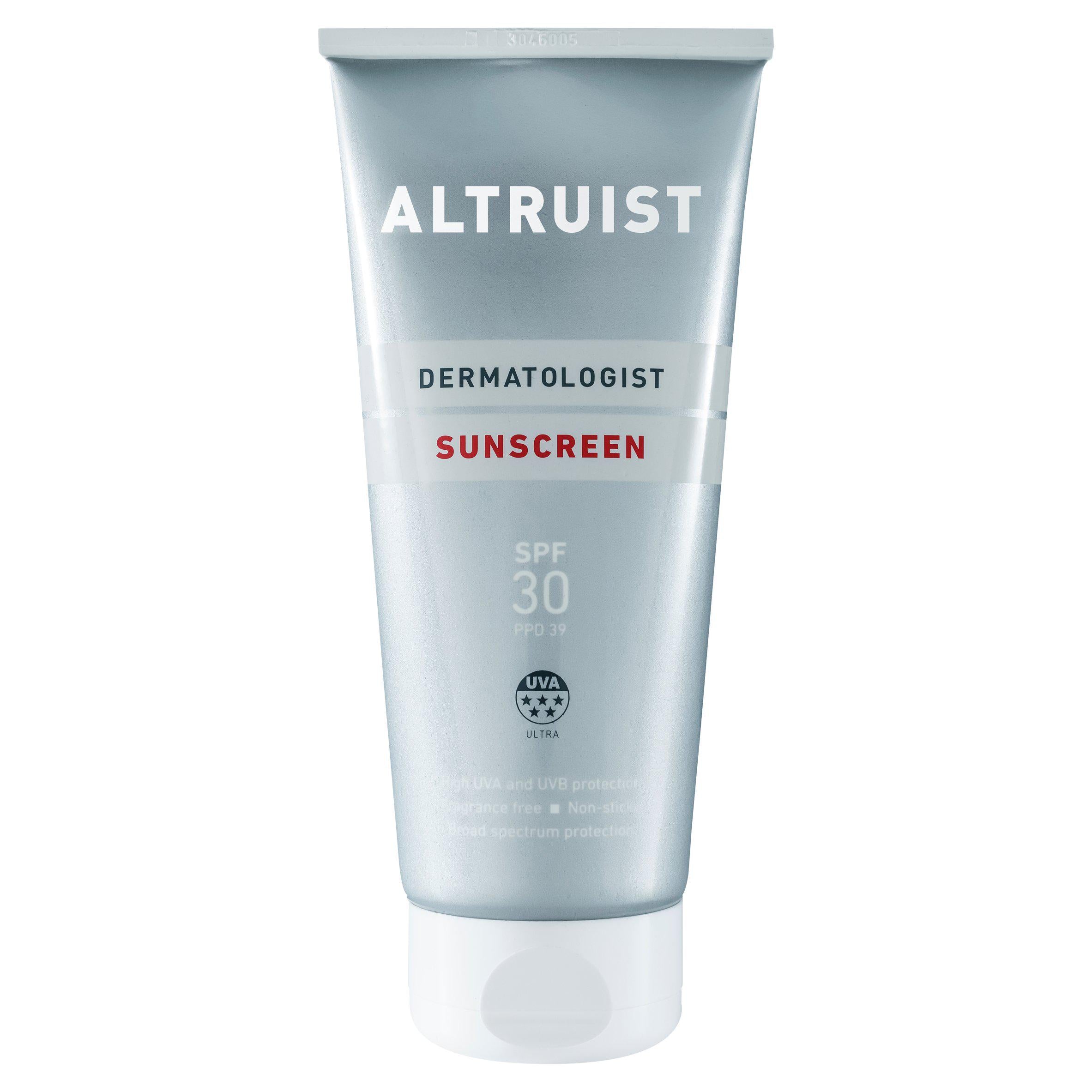 Altruist Dermatologist Sunscreen SPF 30 PPD 39 200ml GOODS Sainsburys   